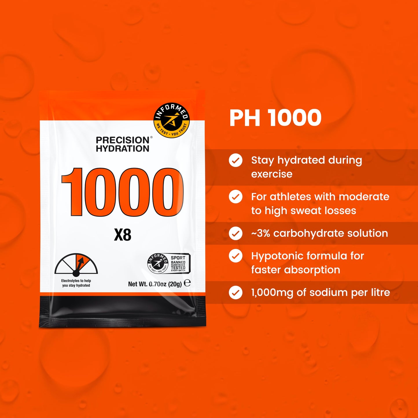 Poudre d'hydratation PH1000 X8